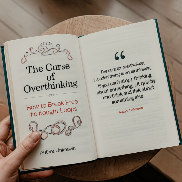 The Curse of Overthinking: How to Break Free from Endless Thought Loops